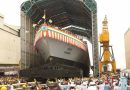 Warship for Indian Navy ‘Mahendragiri’ launched