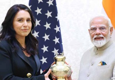 PM Modi meets Tulsi Gabbard, gifts her vase containing holy Ganga water from Maha Kumbh