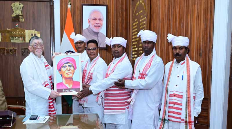 राज्यपाल से झारखंड राज्य ग्राम प्रधान संघ के शिष्टमंडल सहित अन्य लोगों ने की मुलाकात