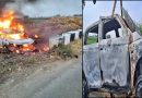 बुलंदशहर में दर्दनाक सड़क हादसा, कार में आग लगने से एक ही परिवार के पांच लोग जिंदा जले