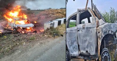 बुलंदशहर में दर्दनाक सड़क हादसा, कार में आग लगने से एक ही परिवार के पांच लोग जिंदा जले