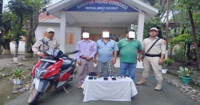 मणिपुर में उग्रवाद पर एक साथ कार्रवाई, पांच उग्रवादी गिरफ्तार
